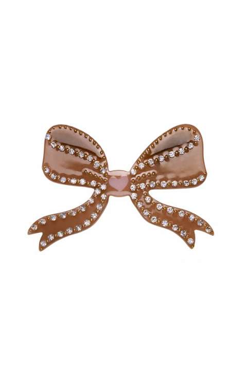 Priser på Maanesten - Hårklemme - Bow Hair Clip - Mocha