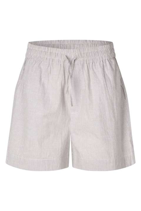 Priser på MbyM - Shorts - Meris-M - Cinder White Stripe