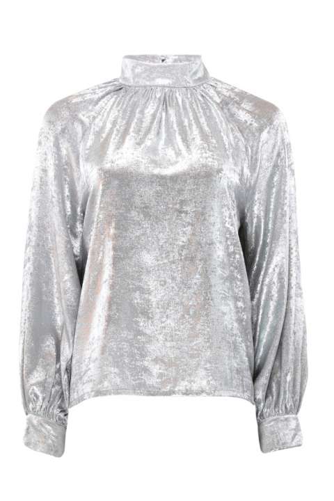 Priser på Continue - Bluse - Thea Silver - Silver