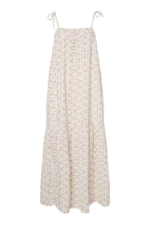 Priser på Y.A.S - Kjole - Yona Sl Ankle Dress S. - Star White