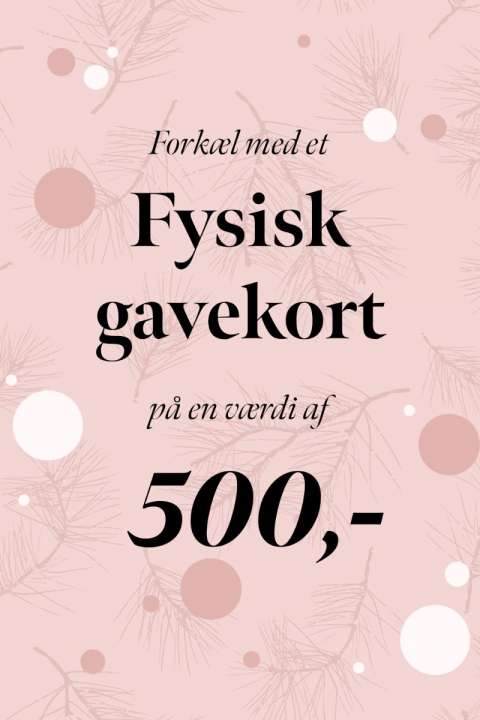 Priser på Forkæl med et fysisk gavekort - Værdi 500 kr.