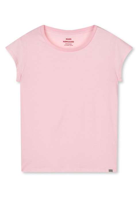 Priser på Mads Nørgaard - T-shirt - Organic Jersey Teasy Tee Fav - Blushing Bride