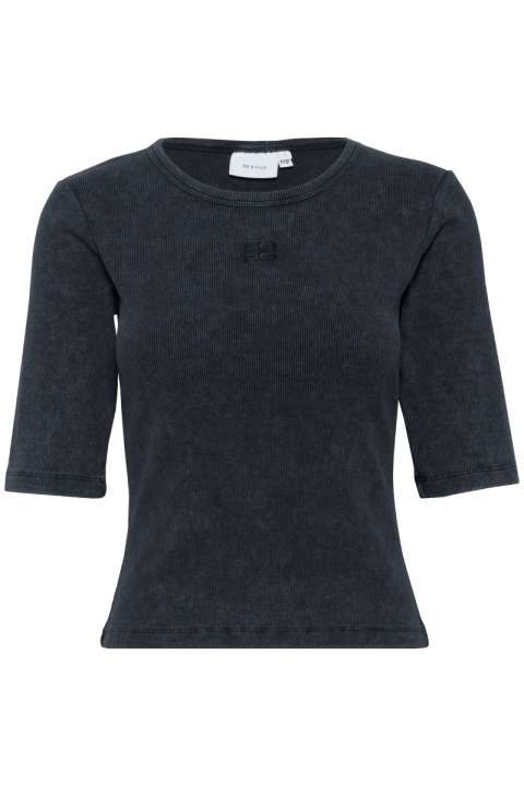 Priser på Gestuz - Top - Drew Washed Logo Top - Grey washed