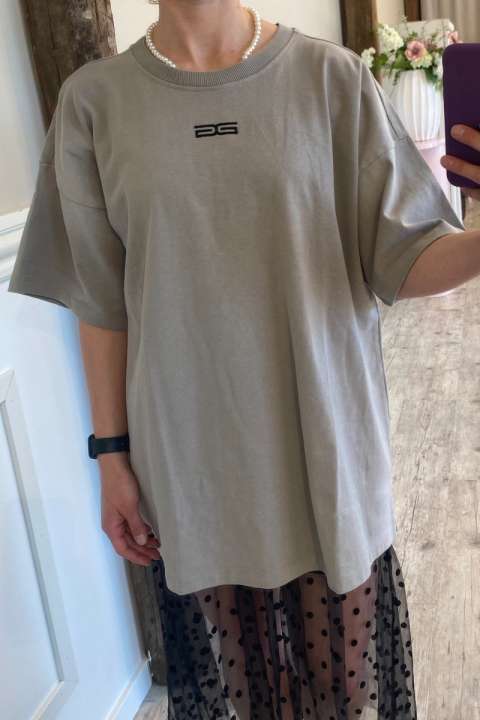 Priser på Gestuz - T-shirt - Kilja OZ Tee - Rock Ridge Spray Washed