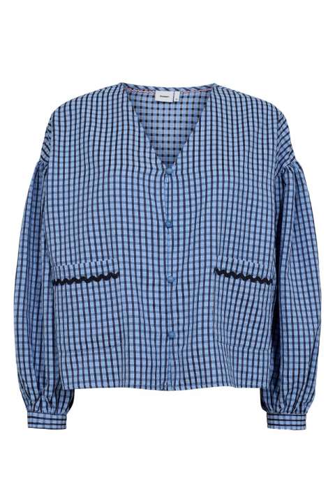 Priser på Nümph - Bluse - NU Colette Shirt - Provence