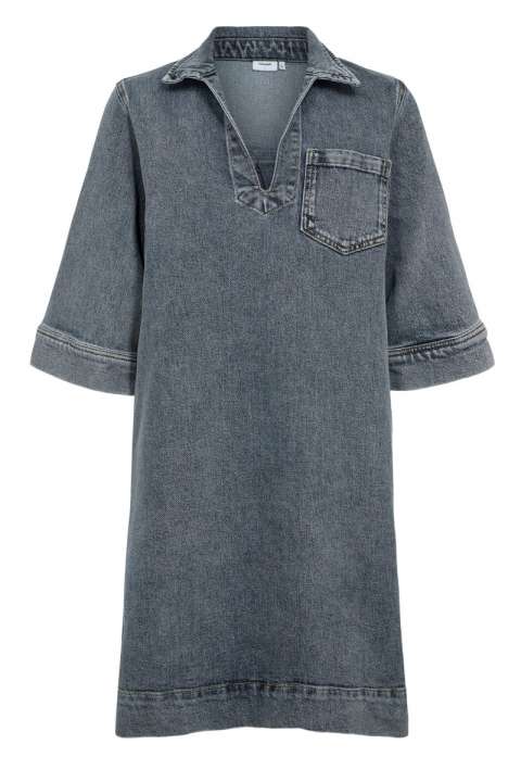 Priser på Nümph - Kjole - NU Toronto Dress - Med. Blue Washed Denim