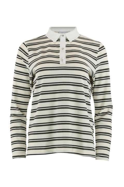 Priser på Continue - Bluse - Kris l/S - Stribe