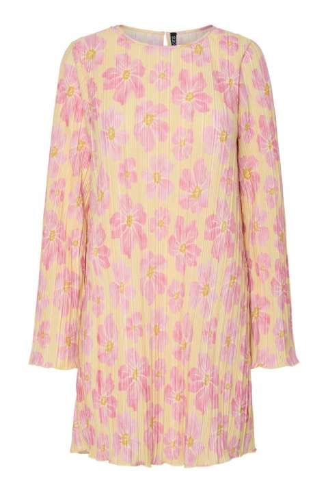 Priser på Pieces - Kjole - Amber Ls Short Dress - Mellow Yellow