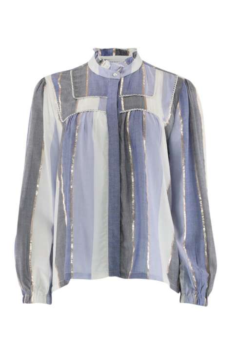 Priser på Continue - Bluse - Isabella - Blue