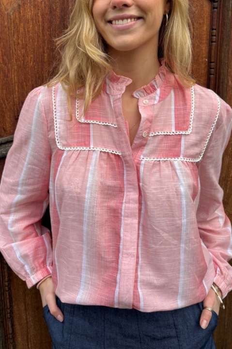 Priser på Continue - Blouse - Isabella - Pastel Pink