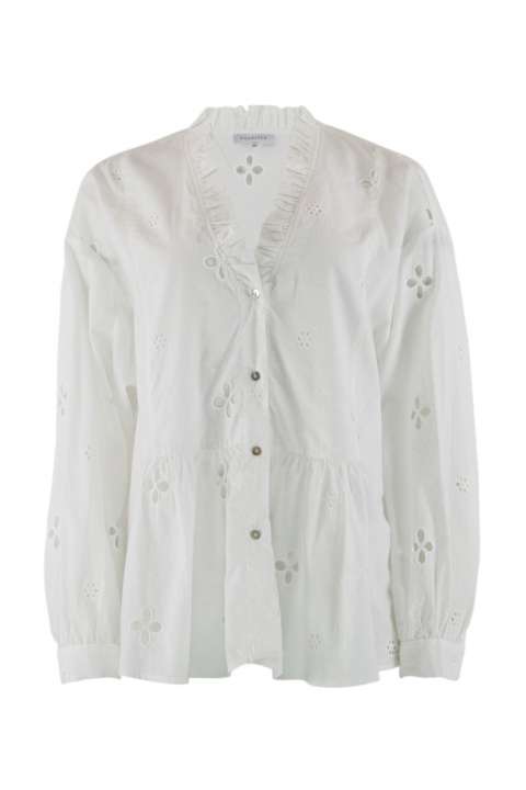 Priser på Continue - Bluse - Riga - White
