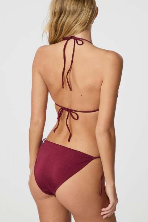 Priser på Neo Noir - Badetøj - Skin Shell Bikini Brief - Wine