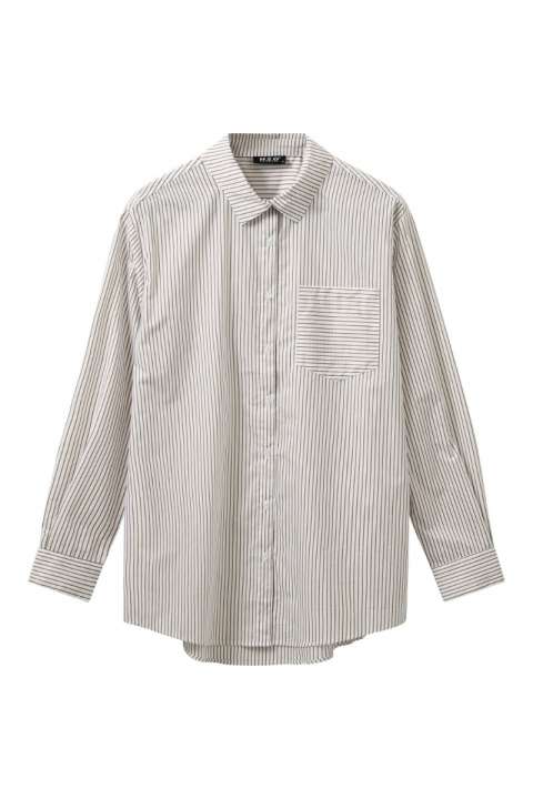 Priser på H2O - Skjorte - Rønne Essential Pajamas Shirt L/S - White/Brown