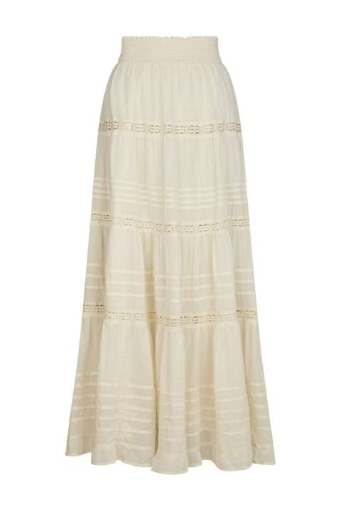 Priser på Neo Noir - Nederdel - Felicia S Voile Skirt - Light Yellow
