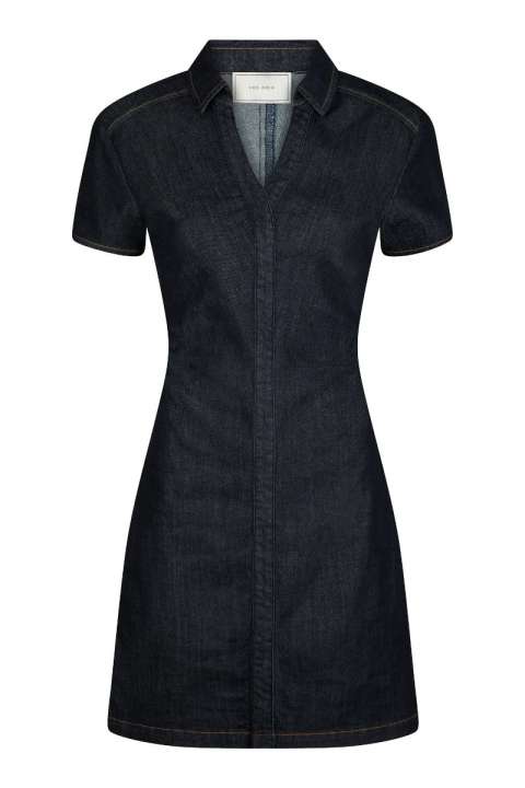 Priser på Neo Noir - Kjole - Abel Denim Dress - Dark Blue