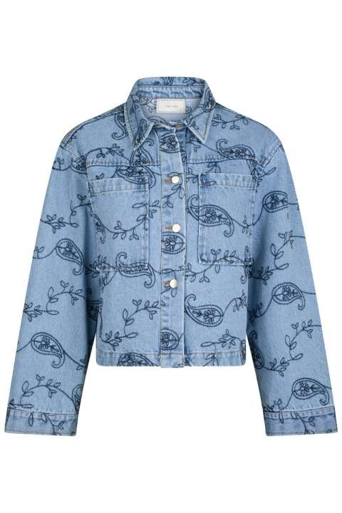 Priser på Neo Noir - Jakke - Emilia Embrodiery Jacket - Blue