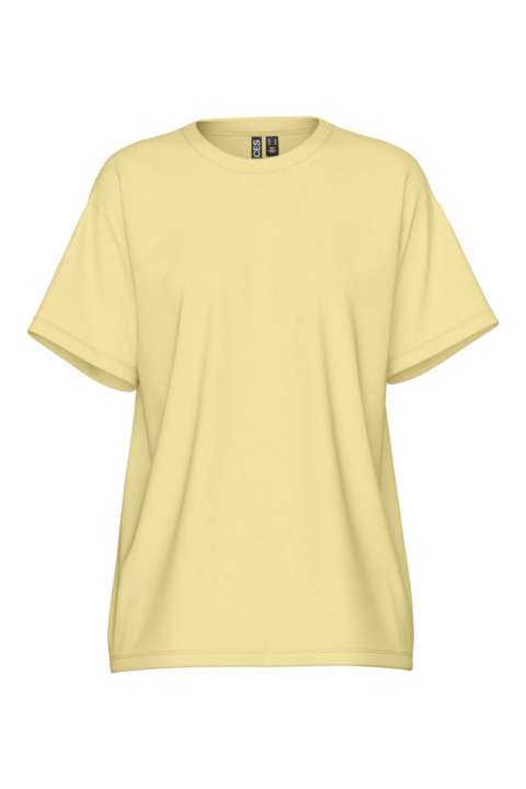 Priser på Pieces - T-shirt - Skylar SS Oversized Tee - Pale Banana
