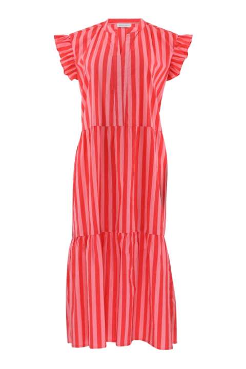 Priser på Continue - Kjole - Bea - Pink Stripe - Stribe Pink