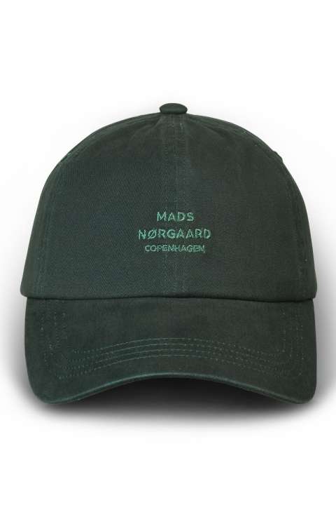 Priser på Mads Nørgaard - Kasket - Soft Twill Cash Cap - Pine Grove
