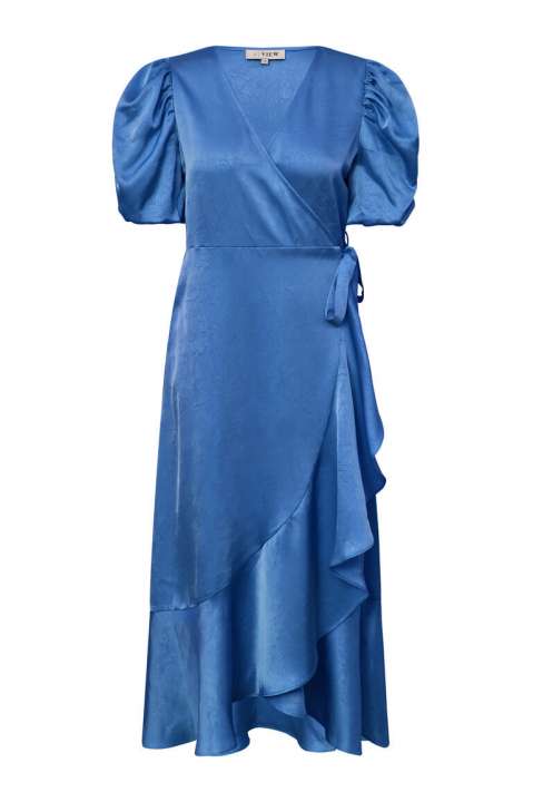 Priser på A-View - Kjole - Sinda Dress - Medium Blue