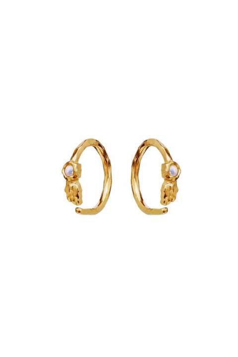 Priser på Maanesten - Øreringe - Florus Earrings - Guld