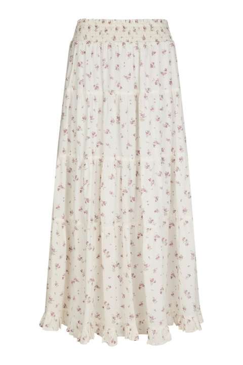 Priser på Neo Noir - Nederdel - Asta Small Blossom Skirt - Creme