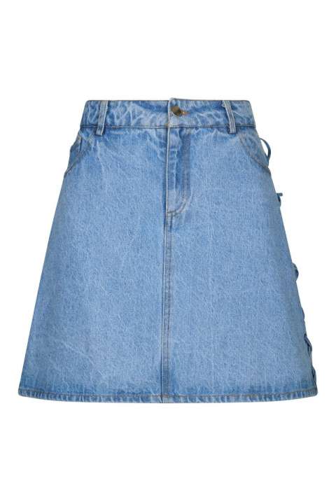 Priser på Neo Noir - Nederdel - Kessia Braid Skirt - Blue