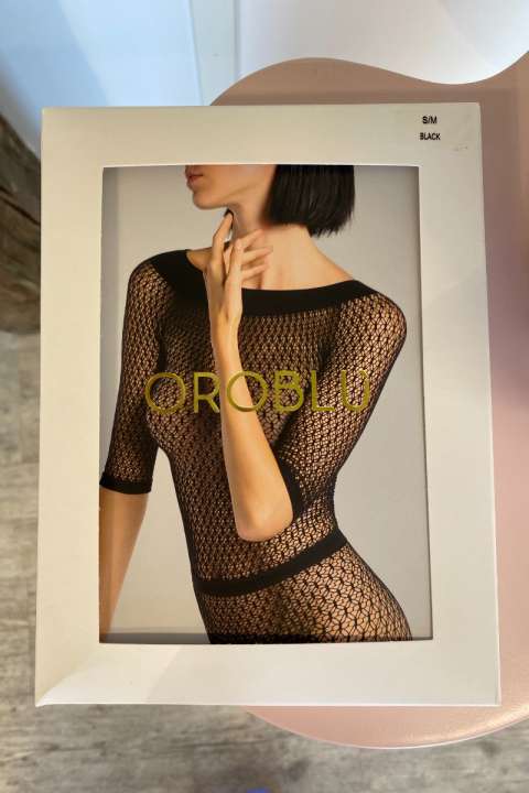 Priser på Oroblu - Top - Double Mesh T-shirt - Black