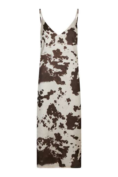 Priser på Neo Noir - Kjole - Kamran Cow Print Dress - Brown