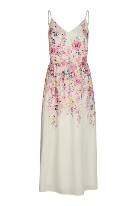 Priser på Neo Noir - Kjole - Sanni Flower Print Dress - Ivory