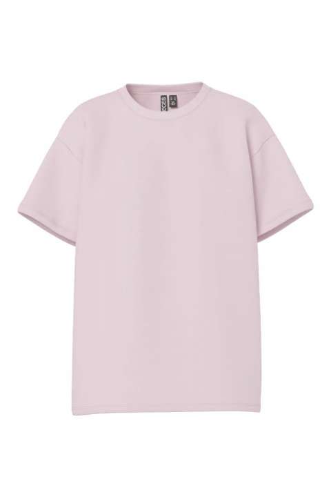 Priser på Pieces - T-shirt- Skylar SS Oversized Tee - Roseate Spoonbill