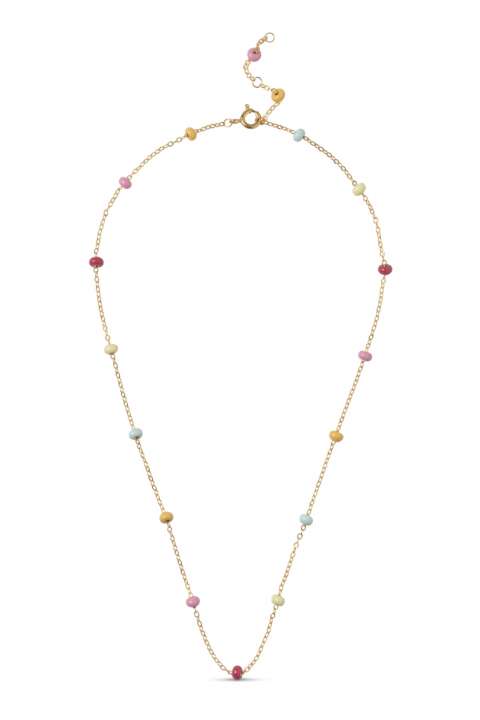 Priser på Enamel - Halskæde - Necklace, Lola Bold - Rainbow