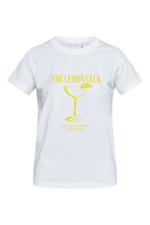 Priser på Sisters Point - T-shirt - Husa-SS2 - White/Banana