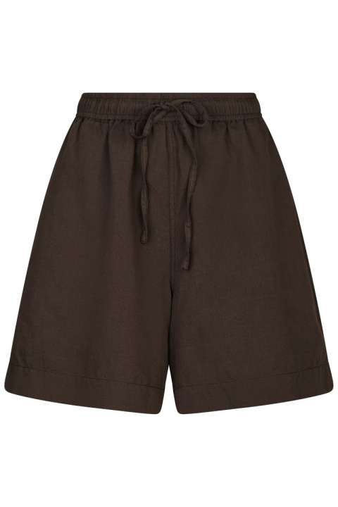 Priser på Neo Noir - Shorts - Shala Linen Shorts - Dark brown