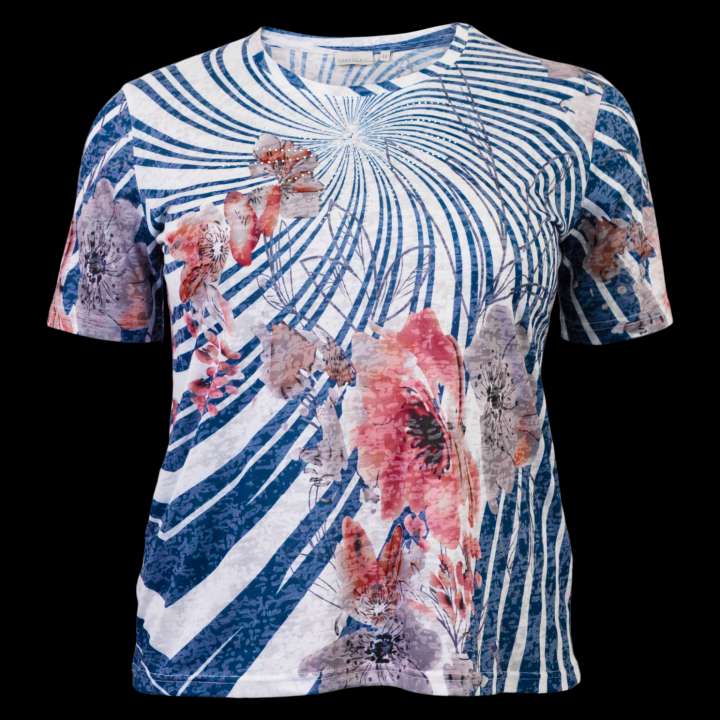 Priser på Gabriella K. Dame T-shirt - OffWhite Comb - 52