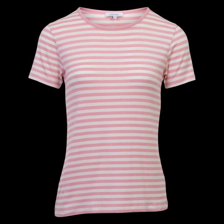 Priser på Steenholt Rosita Dame T-shirt Plus Size - Pink Dolphin - 44