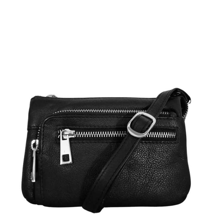 Priser på BEMÆRK: Kollektionsprøve. Style Pepita i sort læder. Fantastisk mindre skuldertaske / crossbody / clutch