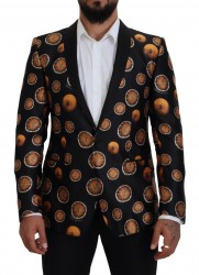 Dolce & Gabbana Sort Orange Martini Blazer