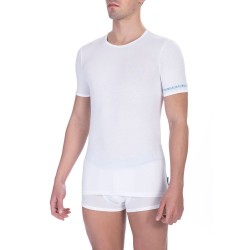 Bikkembergs Hvid Bomuld T-Shirt