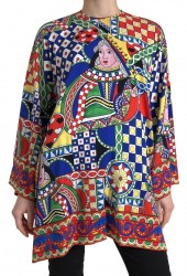Dolce & Gabbana Multifarvey Bluse Top